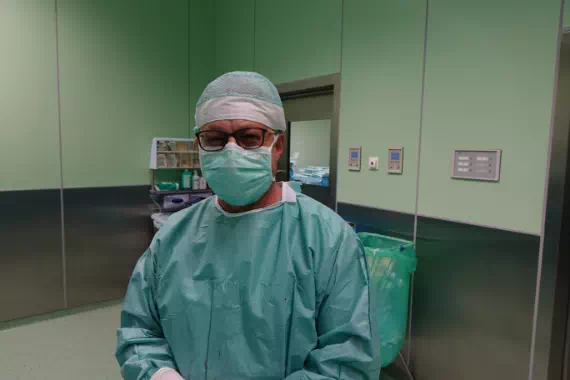 Sala operacyjna podczas zabiegu